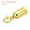 Golden, variant on Uxcell 1.1" Stanchion Rope End Stopper Cord End Caps Barrier Rope End Cap Snap Hooks for Crowd Control, Golden 2 Pack