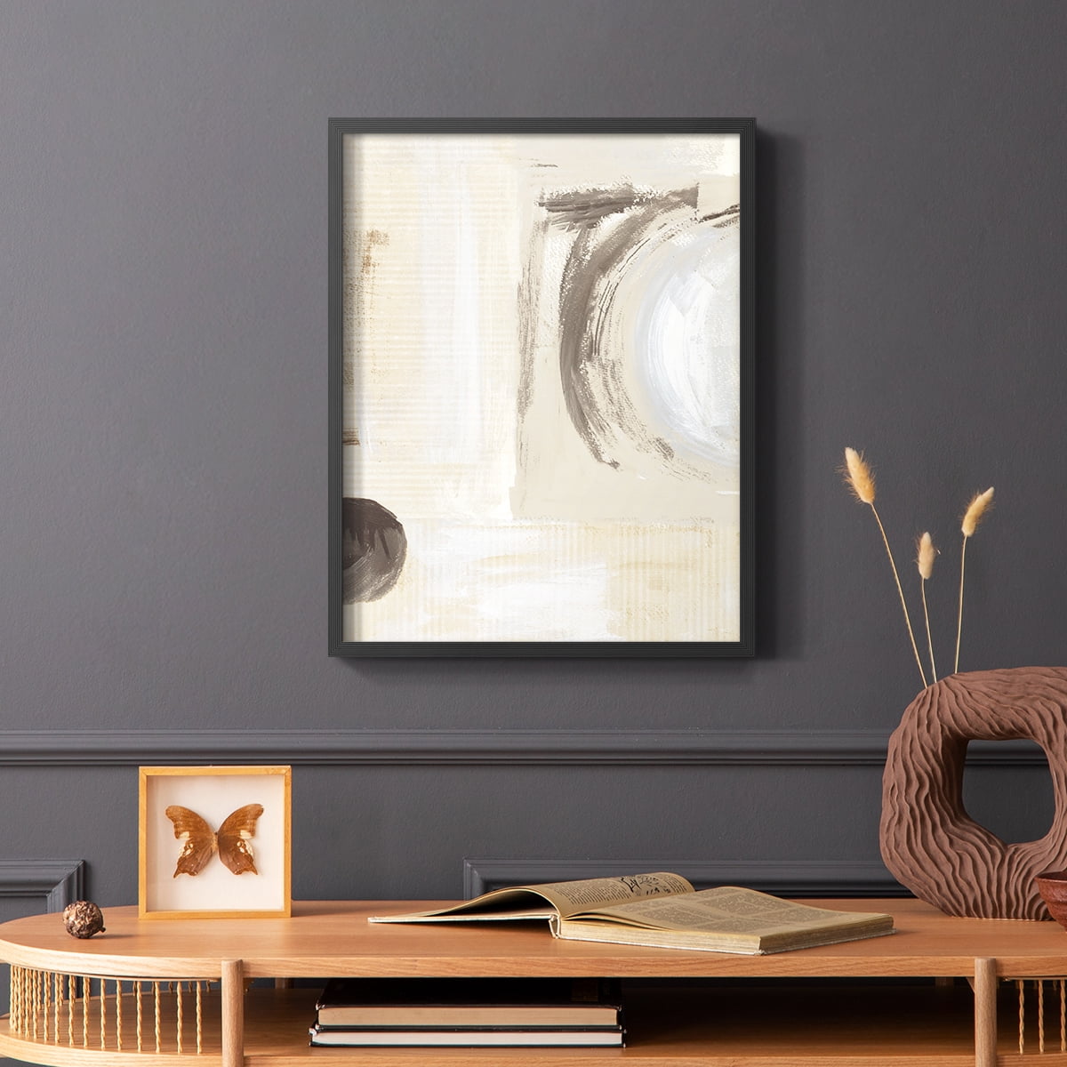 Around The Bend in Paper Solid Wood 16 x 20 Framed Print