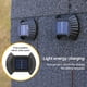 thumbnail image 5 of Aplique solar de pared | Aplique solar para exteriores | Iluminación hacia arriba y hacia abajo | Resistente al agua IP65 | Decoración moderna para el hogar, jardín y porche | Juego de 4, 5 of 8