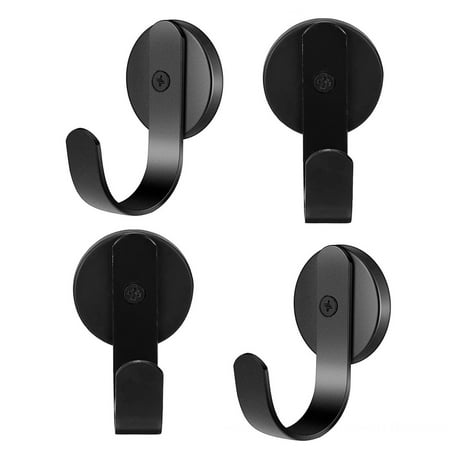 

4pcs Hook Multifunctional Waterproof Hook Coat and Hat Sticky Hook Self-adhesive Hook No Drilling for Kitchen Bathroom