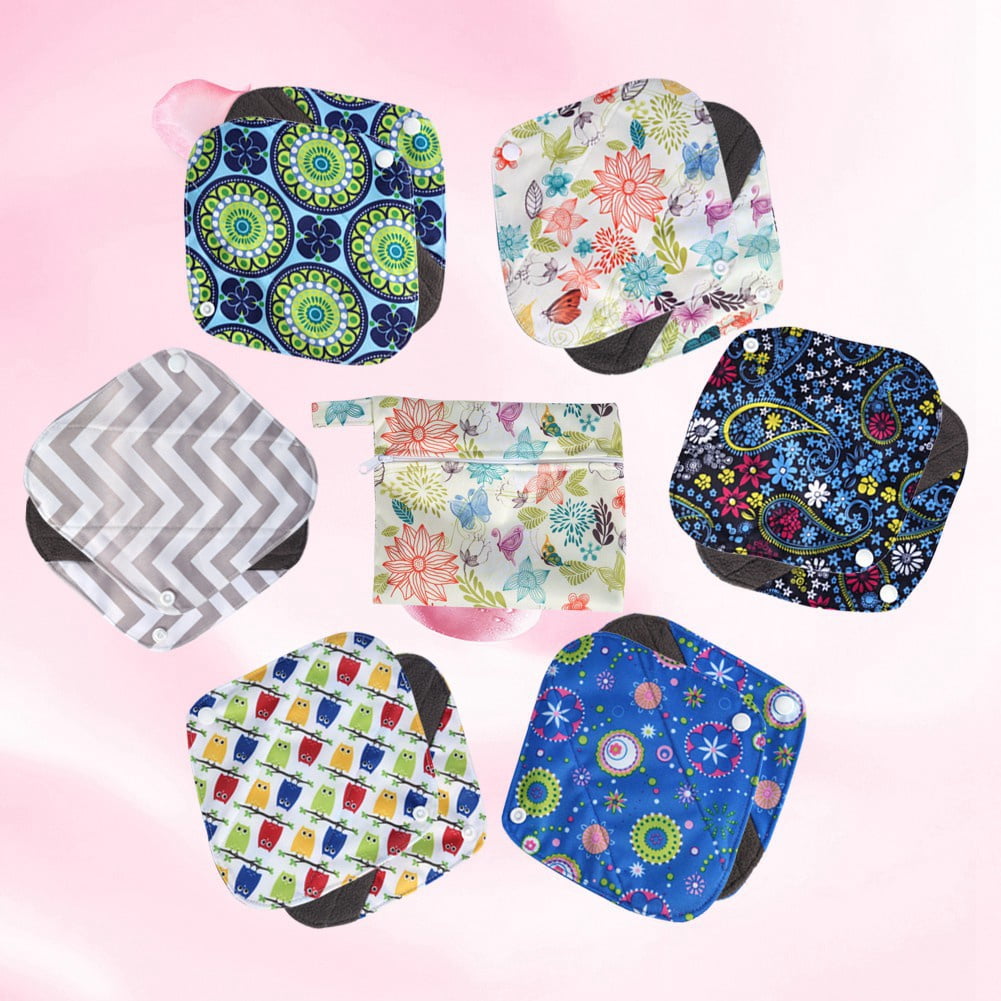 washable reusable menstrual pads