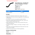 thumbnail image 2 of Upper Radiator Hose - Compatible with 1974 Ford Thunderbird 7.5L V8 GAS, 2 of 2