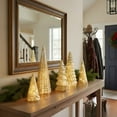 thumbnail image 4 of ACDANC Set of 5 Creative Illuminated Mercury Glass Trees with Light DIY Decoration Led Christmas Trees Versatile Desktop Ornament Christmas Trees, 4 of 7