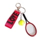 thumbnail image 3 of Llavero con forma de raqueta de tenis, regalo para Año Nuevo, San Valentín, bolso, mujeres y hombres. Rojo, 3 of 9
