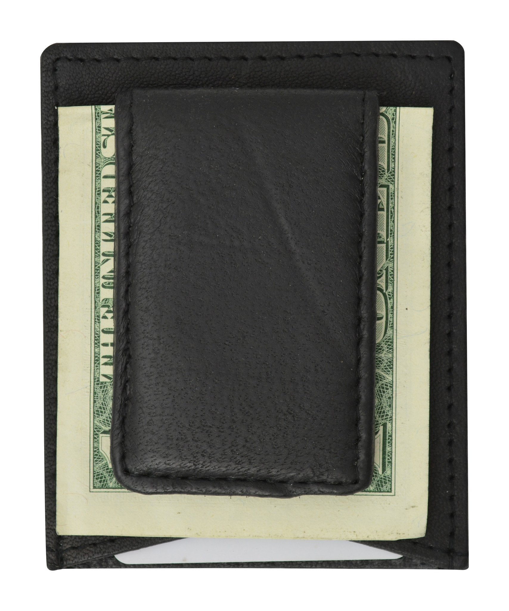 Mens Genuine Leather Money Clip Credit Card Holder Wallet 910R