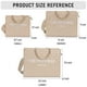 thumbnail image 3 of Bolso de mano Chinllo con cadenas acolchadas, monedero tipo Stachel E.Khaki-M para mujer, 3 of 6