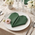 thumbnail image 2 of REGALWOVEN 12 Pack Cloth Napkins, Cotton Washable and Reusable Table Dinner Napkins for Restaurant, Weddings, Events Dark Green 16x16inch, 2 of 6