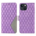 thumbnail image 3 of Compatible with iPhone 13 Wallet Flip Case, Classic PU Leather Shockproof Protective for Men Women Card Slots Kickstand Magnetic Closure Phone Case Cover for iPhone 13, Purple, 3 of 11