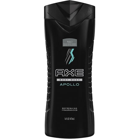 AXE Revitalizing Male Body Wash Apollo Refreshing Fragrance Shower Gel 16 Ounce