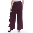 thumbnail image 2 of BAR III $70 Womens New 1167 Burgundy Ruffled Pants S B+B, 2 of 2