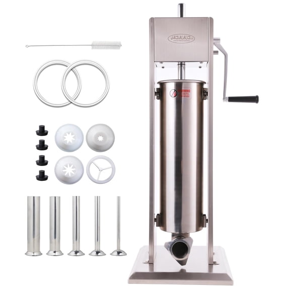 Hakka 2 in 1 Sausage Stuffer and Spanish Churro Maker Machines (15LB/7L)
