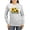 Ash Gray, variant on CafePress - Modern Vintage Sunflower Long Sleeve T Shirt - Women's Long Sleeve Graphic Casual T-Shirt