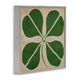 thumbnail image 4 of Four Leaf Symmetry Gray Framed Giclee Art, design by June Erica Vess, 4 of 9