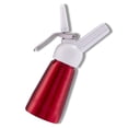 thumbnail image 1 of Bearachild Dispensador de crema batida de aluminio de 250ml, batidor de crema de cocina, herramientas de postre con boquillas cuentagotas Herramientas y accesorios para hornear rojo Bearachild HA008727-02, 1 of 6