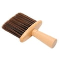 thumbnail image 2 of Cepillo de peluquería para cortar barba y pelo, cepillo profesional para limpieza facial, cepillo para el cuello, cepillo marrón, 2 of 14