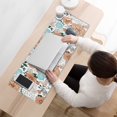 thumbnail image 3 of Long Mouse Pads for Desk,Pioneer Flower Floral Print Pattern Desk Mats on Top Of Desks, Desk Mouse Pad Extra Large with 3mm Non-Slip Base and Stitched Edge for Gaming,Office,Work,Home 31.5"x11.8", 3 of 6