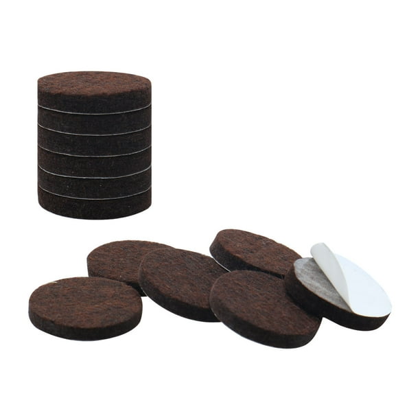 12pcs Felt Furniture Pads Round 2" Dia Floor Protector for Chair Desk