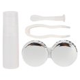 thumbnail image 2 of Estuche para lentes de contacto portátil, caja de almacenamiento, soporte para contenedor de lentes de contacto cosméticos (Beige), 2 of 8