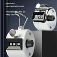 thumbnail image 4 of mmirethe 2x Hand Tally Counter Widely Used For Accurate Counting Anywhere Materials Manual Counting Tally Silvery 1Set, 4 of 6