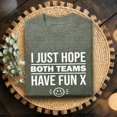 thumbnail image 3 of Jollimate I Just Hope Both Teams Have Fun Shirt, Funny Sports Men Graphic Tee, Cool Retro Smiley T-Shirt, 3 of 6