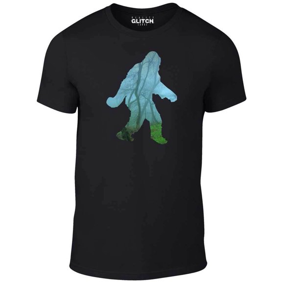 Reality Glitch Misty Woods Sasquatch T shirt Conspiracy Theory Bigfoot Graphic Tee