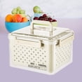 thumbnail image 1 of Contenedor de frutas para refrigerador, contenedor de almacenamiento para productos frescos para refrigerador con tapa, de verduras para ensaladas y 20x16x15cm, 1 of 8