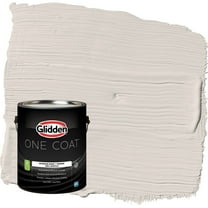 Glidden One Coat Steel Me / Beige Flat Interior Paint with Primer, 1 Gallon