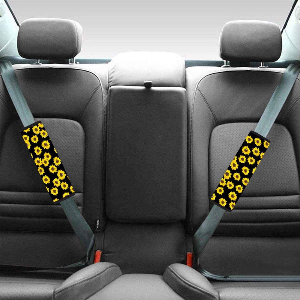 Dolphin Car Accessories Seat Covers Full Set for Women with Steering Wheel Covers Seat Belt Pads Keychains Cup Coaster Mats Just A Girl Who Loves