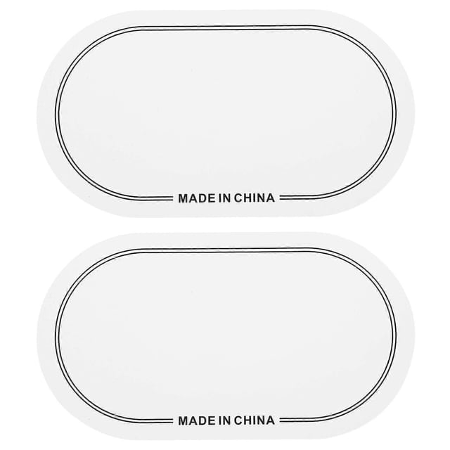 2pcs Pedal Pads Nonslip Drumhead Patch Protector Kick Drum Replacement Parts