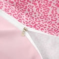 thumbnail image 3 of Meiyoeat Pastel Leopard Print Twin Duvet Cover, Pink Cheetah Print Twin Bedding, Light Pink,2pcs,No Comforter,Pink Reversible, 3 of 5
