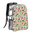 thumbnail image 3 of Sikiie Vegetables Clear Backpack, Transparent Bookbag for School for Women Men, Capacity Clear Bag for College, Travel, 3 of 7