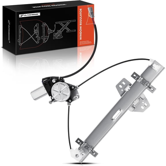 A-Premium Power Window Regulator with Motor Rear Driver Side Compatible with Acura MDX 2001-2006 Rear Left Driver Side