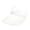 White, variant on Toddler Girl Wide Brim Sun Visor Hat Summer Outdoor Beach Face Shade Cap for Kids Size:1-5 Years