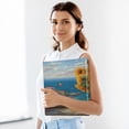 thumbnail image 6 of 3 Ring Binder 1.5 inch Round Rings with Interior Pockets Binders Organizer Office School 1Pack Coastal Sunflower Bouquet, 6 of 10