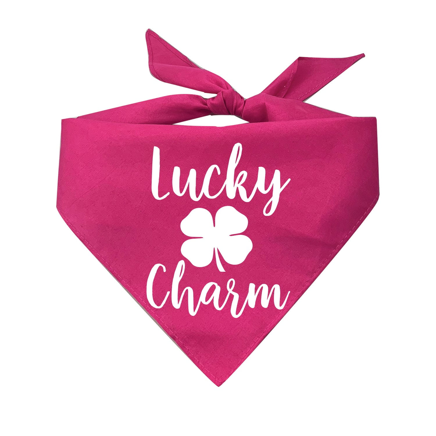 Lucky Charm Triangle Dog Bandana
