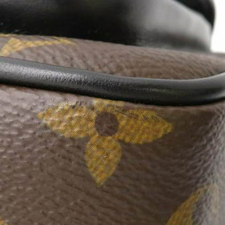 Louis Vuitton Brown Monogram Macassar Christopher Wearable Black Leather  Cloth Pony-style calfskin ref.1032993 - Joli Closet