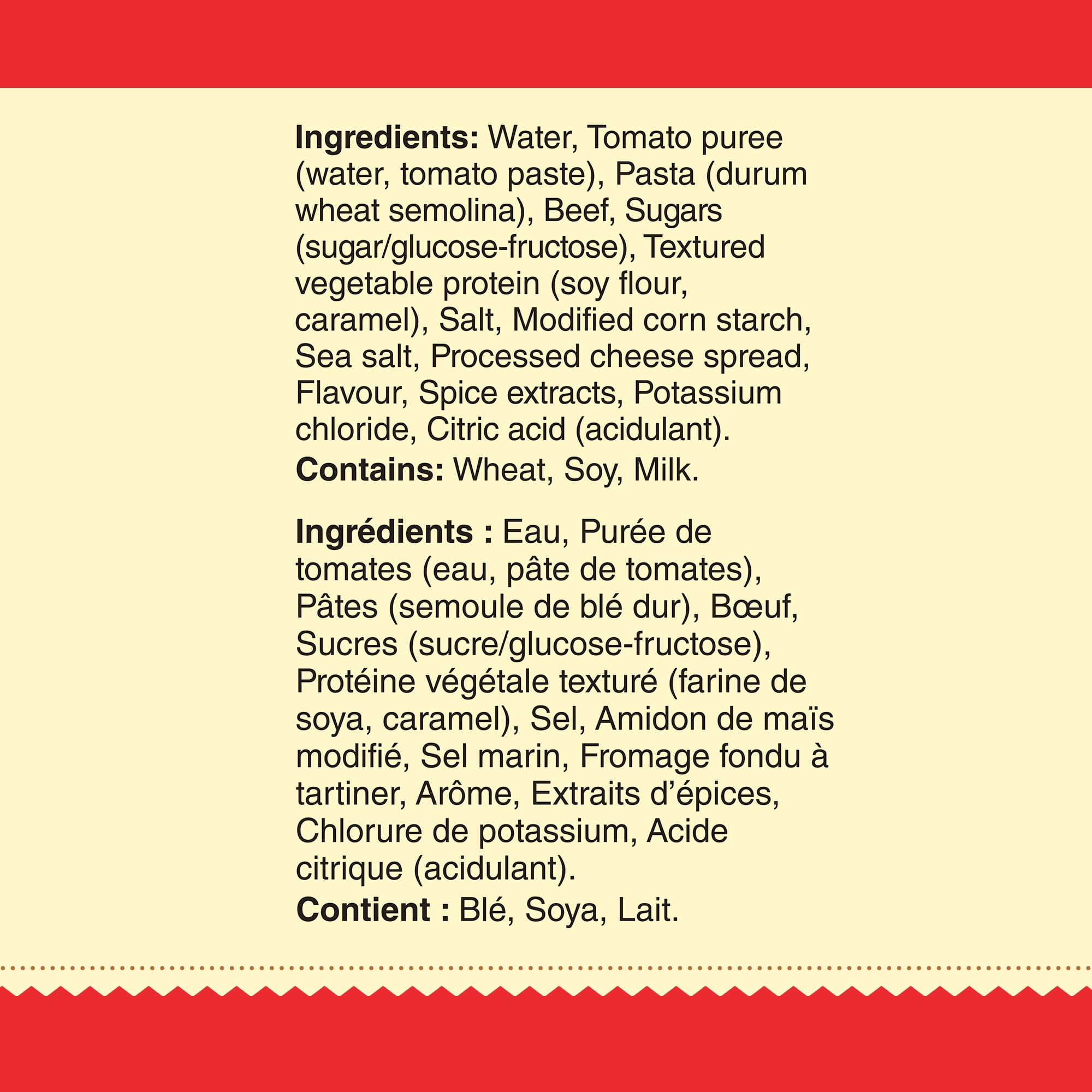 Chef Boyardee® Beefaroni Pasta and Beef In tomato Sauce