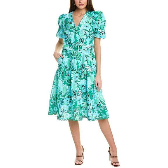 Hale Bob womens Mary Linen Dress, l