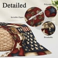 thumbnail image 3 of American Flag Pillow Covers 12"x20", Texas Star Farmhouse Sunflowers Blue Red Soft Brushed Microfiber Breathable Throw Pillow Covers, Pillowcase with Zipper for Couch Sofa Bedroom Living Room, 3 of 9