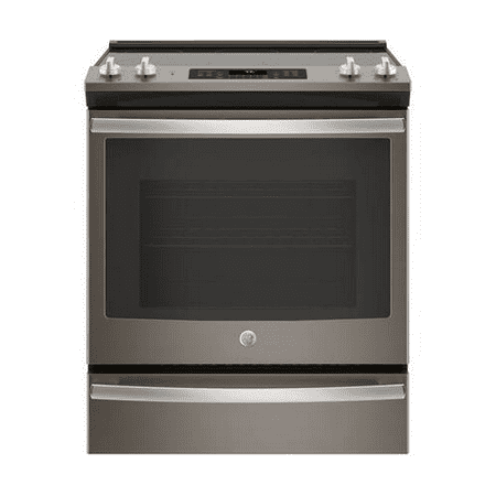 GE Slate Series 30 Inch Slide-in Electric Range with Smoothtop Cooktop, 5.3 cu. ft. Primary Oven Capacity, in