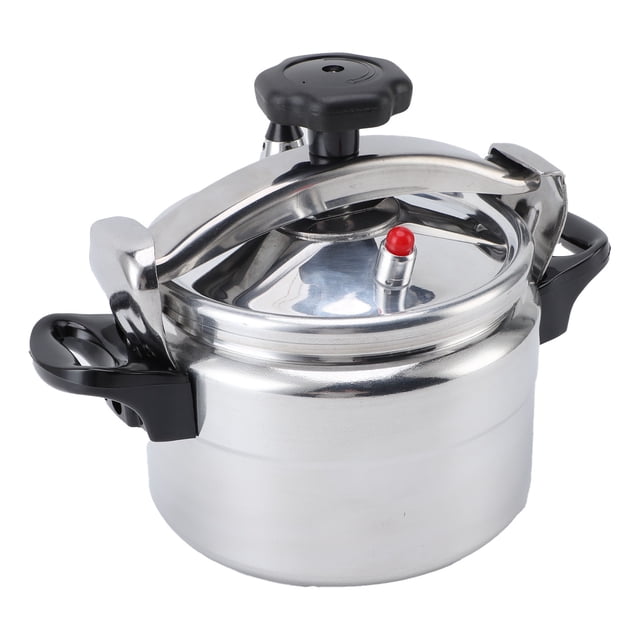 Aluminium Pressure Cooker, Large Capacity, Compound Bottom, Easy Open Close, Universal for Gas Cooktops, Flat Top Cooktops, Induction Cooktops