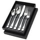 thumbnail image 1 of 5 cubiertos de viaje de acero inoxidable, tenedor, cuchara, vajilla para mochileros. Plata, 1 of 8