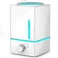 thumbnail image 1 of 1500ml Aroma Essential Oil Diffuser Large - Exqline Diffuser for Large Room, Large Aromatherapy Diffuser/Humidifier, Unique Diffusers for Essential Oils(White), 1 of 6