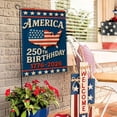 thumbnail image 4 of USA 250th Anniversary Garden Flag – 12x18 Inch Outdoor Banner with Sleeve, Patriotic Yard Decoration for Independence Day & Celebrations, 4 of 5