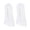 White, variant on Milageto Five Toe Socks Boat Socks Portable Ankle Toe Socks for Casual Outdoor Ladies Black