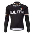 thumbnail image 2 of MOLTENI Retro Molteni - Maillot de ciclismo para hombre, ropa de equipo de montaña, manga larga, ropa deportiva de triatlón para invierno, color negro, 2 of 4