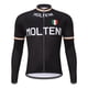 thumbnail image 2 of MOLTENI Retro Molteni - Maillot de ciclismo para hombre, ropa de equipo de montaña, manga larga, ropa deportiva de triatlón para invierno, color negro, 2 of 5