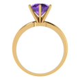 thumbnail image 4 of 2.38 ct Marquise Cut Clear Crystal 18k Yellow Gold Engraving Statement Bridal Wedding Halo Designer Ring Size 7, 4 of 7