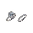 thumbnail image 1 of Minnieouse Conjunto de anillo de diamantes redondos Conjunto de anillo de banda de boda de compromiso nupcial elegante Conjunto de regalo de aniversario Ropa, zapatos y accesorios Miscelánea No. 4 Minnieouse AP006531-04, 1 of 6