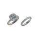 thumbnail image 1 of Jumpingount 1 Pair Ring Set Fingers Pendent Fine Couple Multipurpose Lady Dating Prop Workmanship Elegant Accessories Rustproof Gift Ropa, zapatos y accesorios Miscelánea Numero 5, 1 of 6